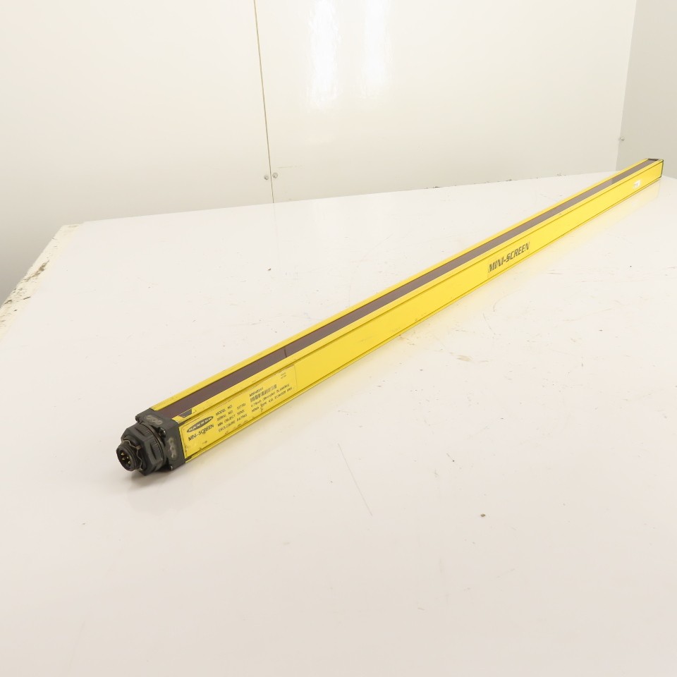 Banner MSR4824Y Mini-Screen 48″ Safety Light Curtain Receiver 0.75in Sens