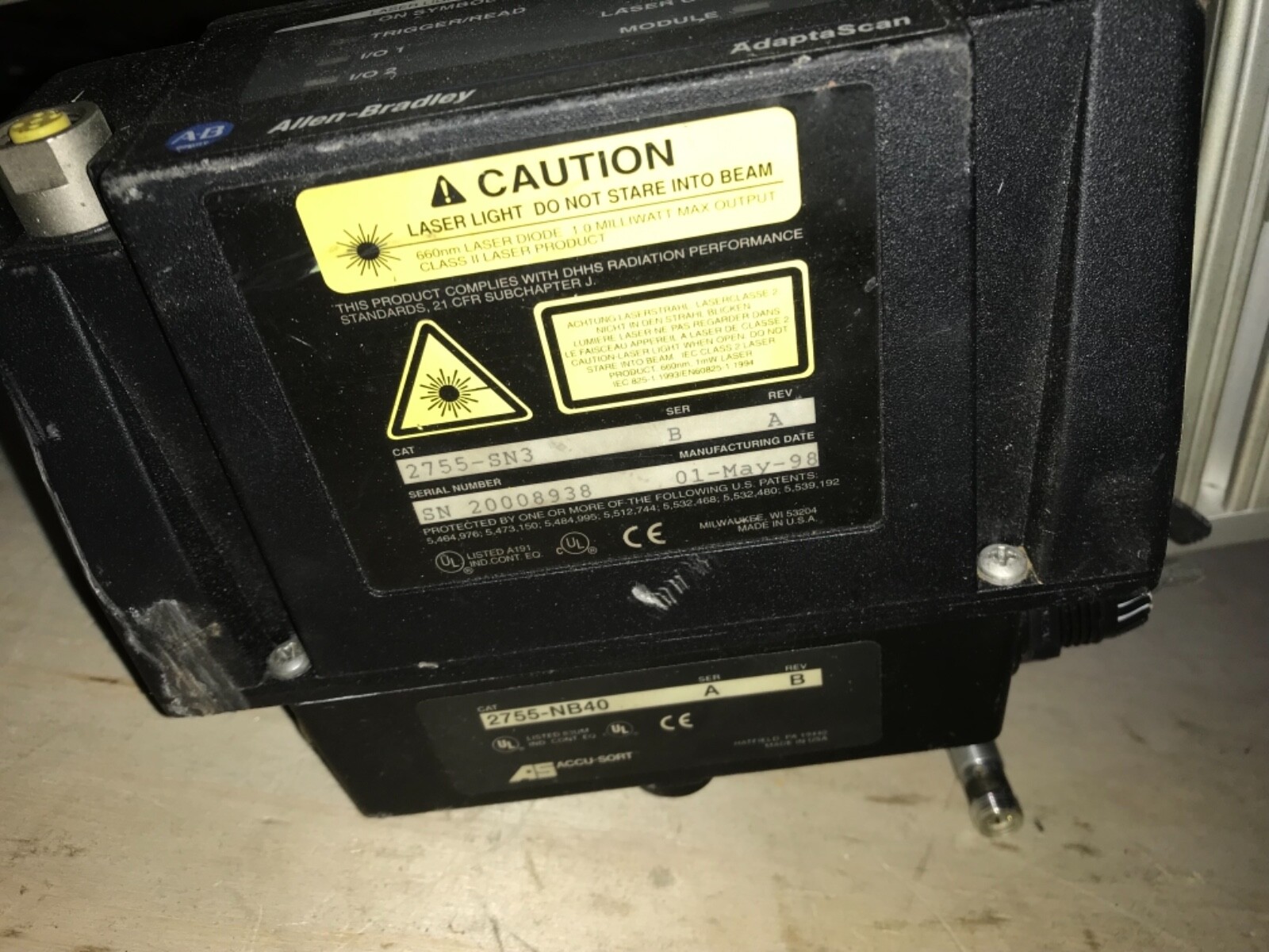 Allen-Bradley, #2755-SN3, SER-B, REV-A,FREE SHPPING to lower 48, With Warranty