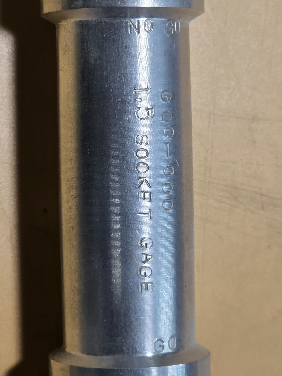 Go/No Go Socket Gage (Lot of 5) 1/2″, 3/4″, 1″, 1.5″, 2.5″ PLEASE SEE PICS