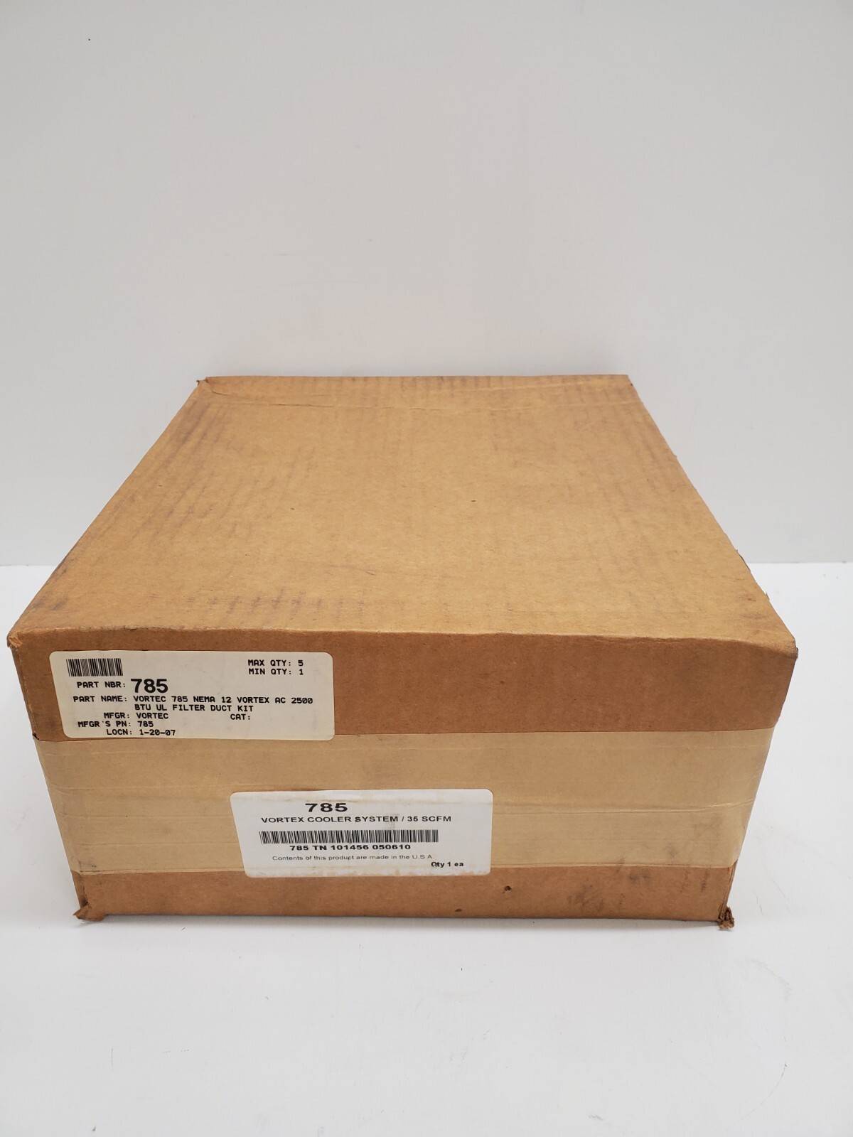 NEW IN BOX! VORTEX COOLER SYSTEM / 35 SCFM 785