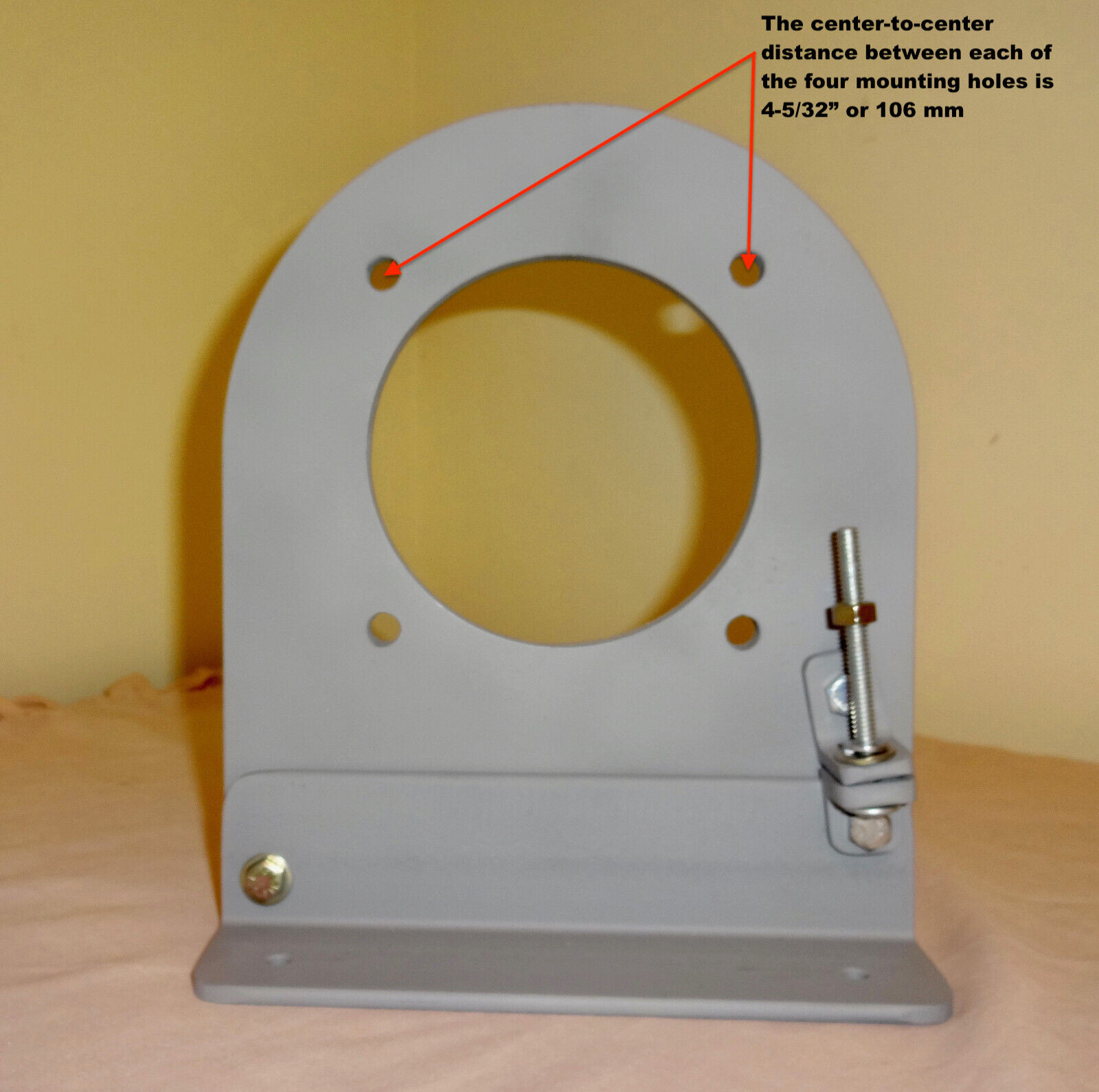 Electric Motor Mounting Bracket and Tensioner for Baseless Frame Type 56C