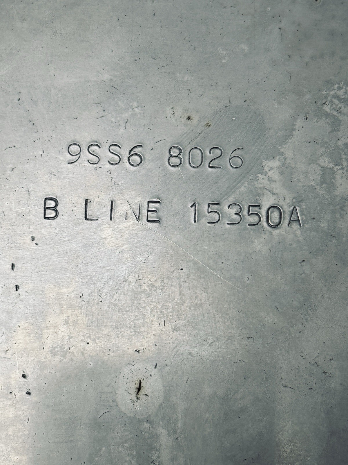 6-PAIR 9SS6-8026 B-LINE Vertical Adj Splice Plates 5.5″x 9″L 316 Stainless Steel