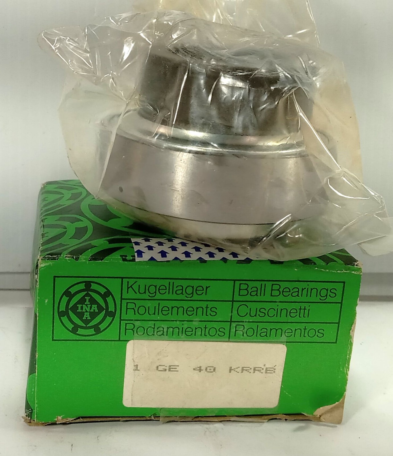 1 NEW INA GE 40 KRRB HEAVY DUTY RADIAL INSERT BALL BEARING NIB ***MAKE OFFER***