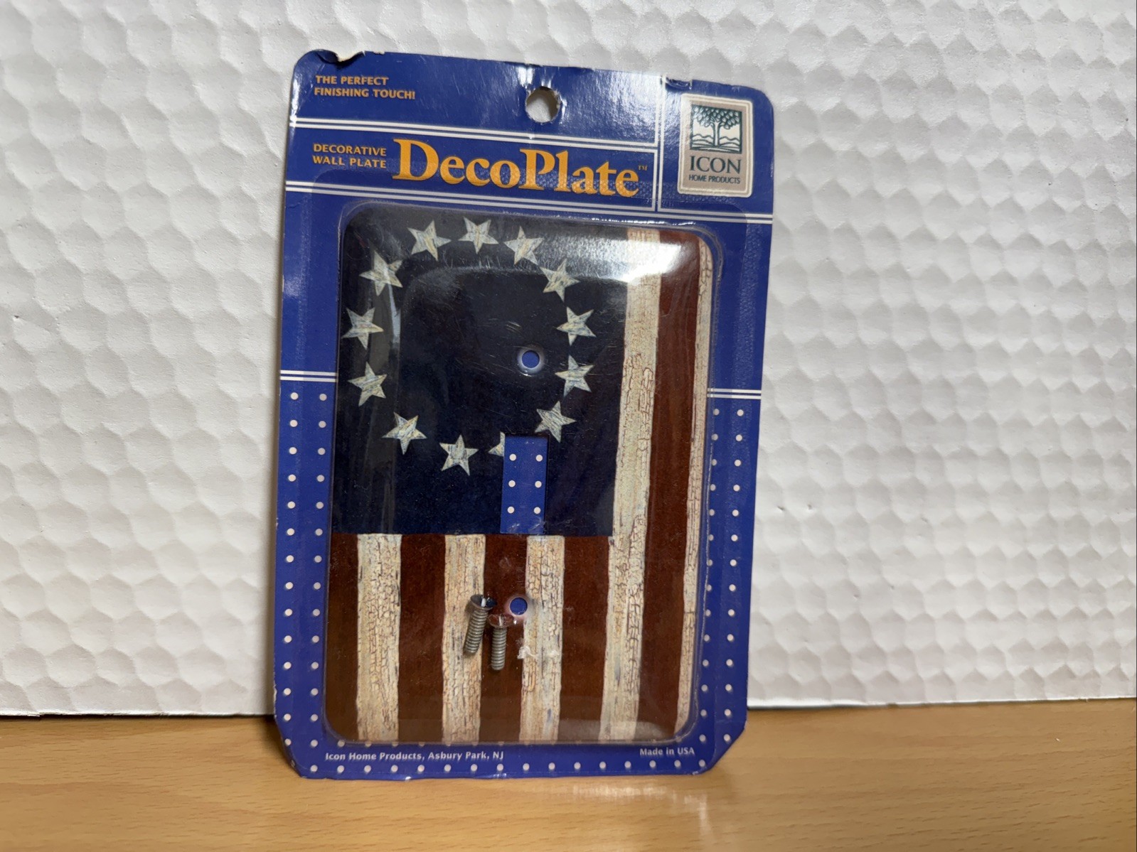 Icon Home Products Deco Plate Decorative Wall Plate American Flag