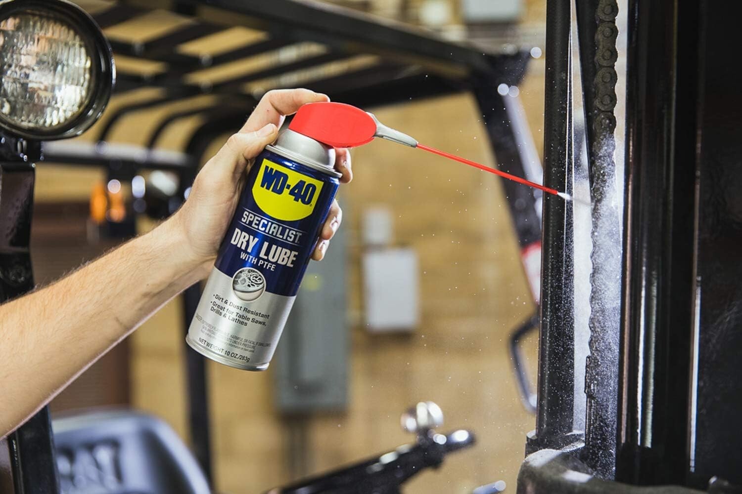 Dry Lube PTFE Spray with Smart Straw – Twin Pack for Tool Longevity 10 Oz.