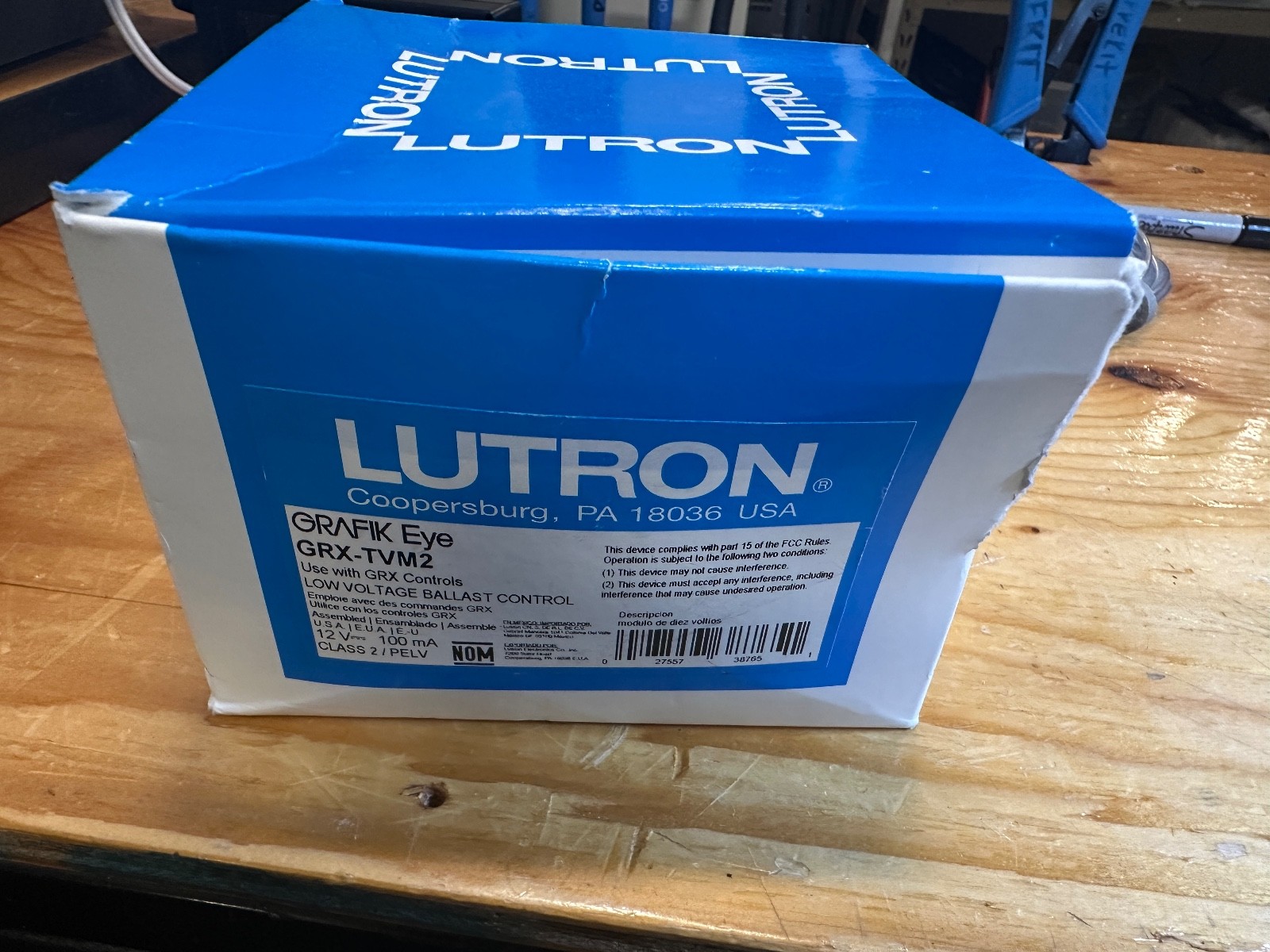 Lutron GRX-TVM2 12V 50mA per Circuit Module Din Mount