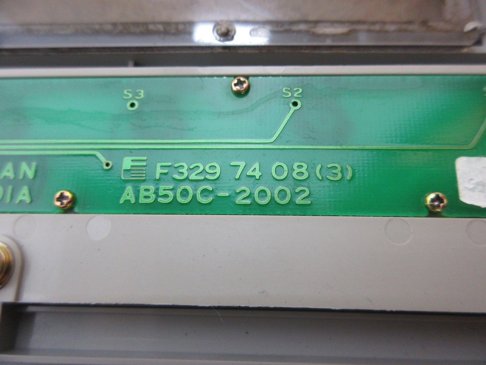 1995 CITIZEN CINCOM M-20 KS-4MB401A F329 74 08 (3) AB50C-2002 BAZEL BOARD