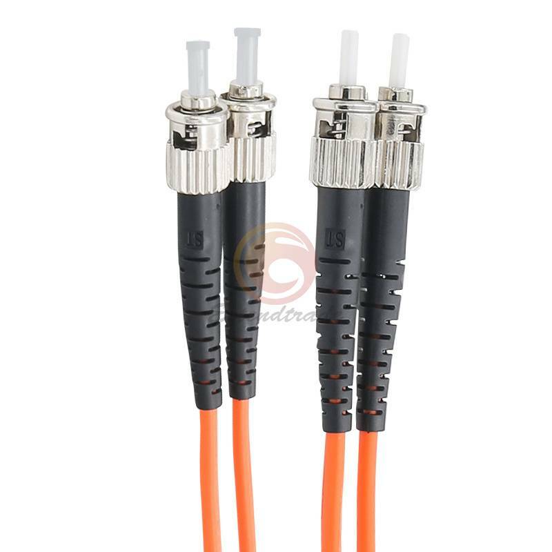 60M OM2 50/125 Fiber Cable ST/UPC-ST/UPC Fiber Optic Patch Cord Duplex Multimode