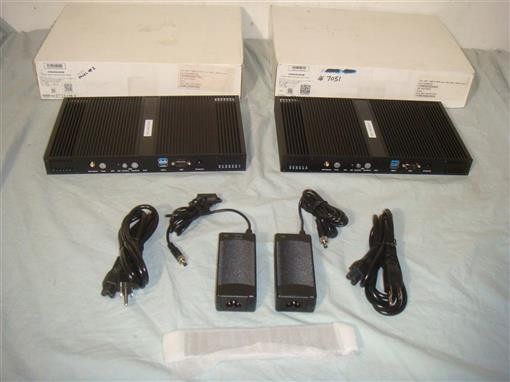 2 QTY STRATACACHE SCALA R1505G DIGITAL SIGNAGE MEDIA PLAYERS – READ!