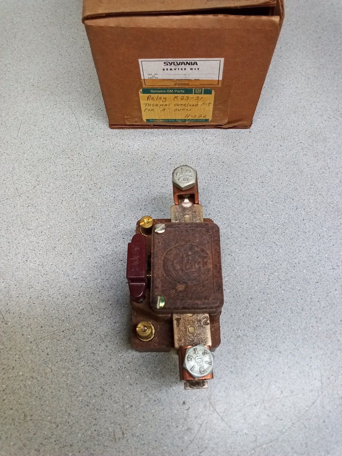 Sylvania Service Kit K23-31 Thermal Overload Kit