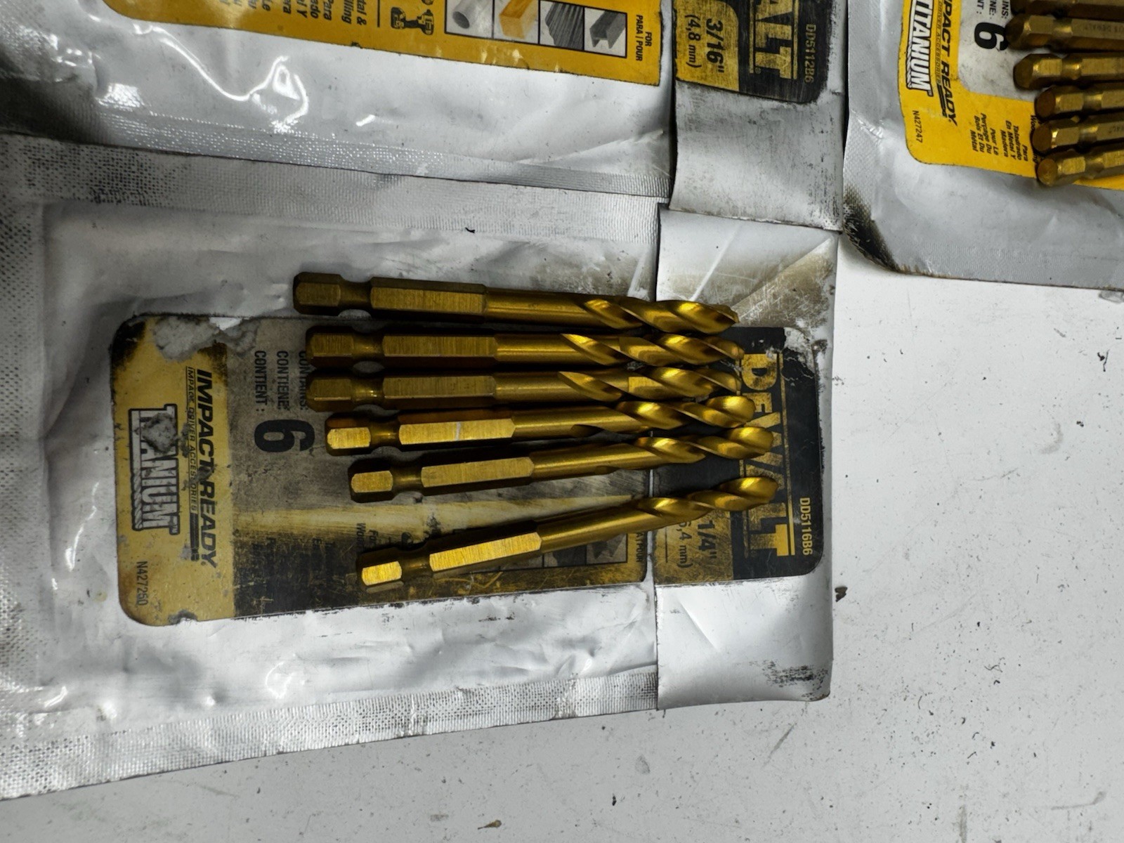 DeWALT Assorted Impact Ready Titanium Drill Bit – Lot of 17