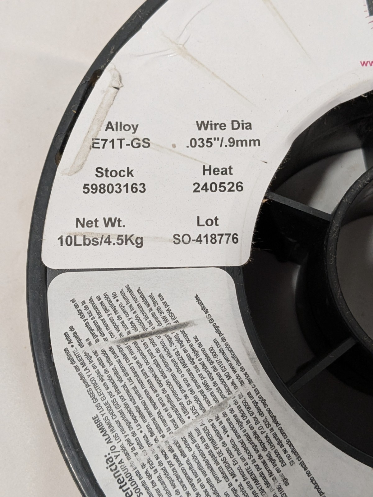 Welder’s Choice MIG Welding Wire, 0.0350″ Dia Flux Core Gasless E71T-GS 59803163