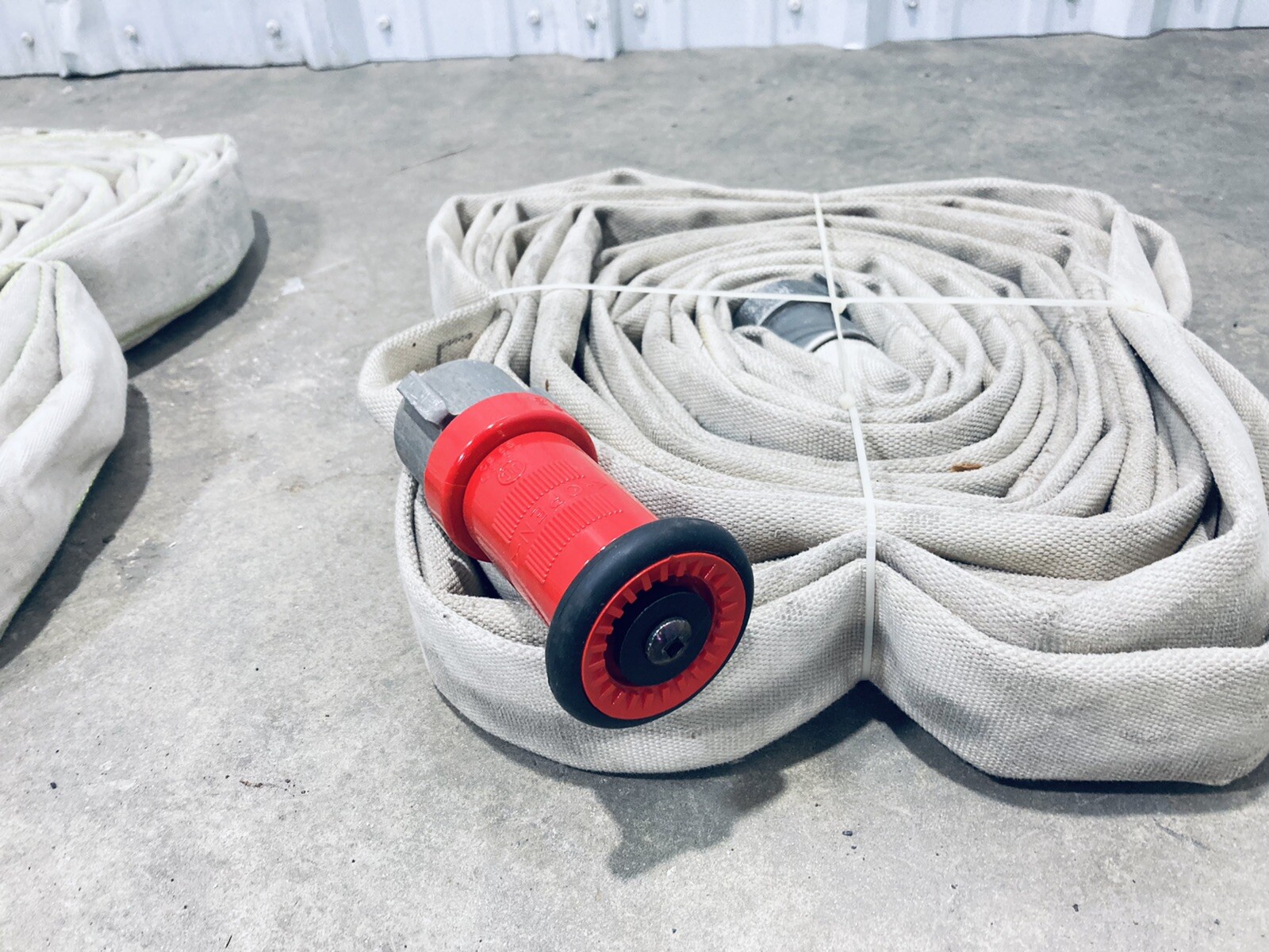 LOT OF 3 FOREST-LITE (2) 50-FT / (1) 100-FT FIRE EXTINGUISHING HOSES