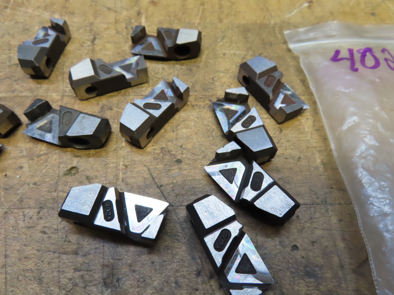 12 pc LoveJoy Tool Co. Inc. 402A anvil insert pocket