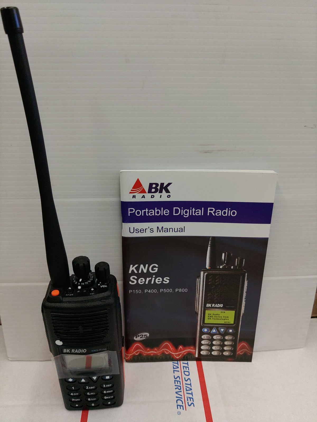 Bendix King KNG-P150 VHF P25 DIGITAL WILDLAND FIRE W/ AA BATTERY HOLDER ANTENNA