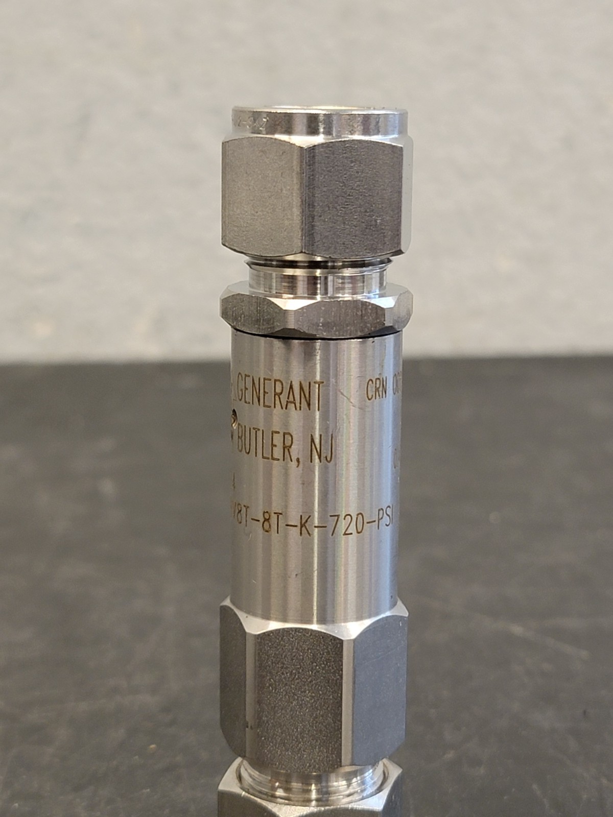 NEW Generant CRV8T-8T-K-720-PSI Cryogenic Relief Valve