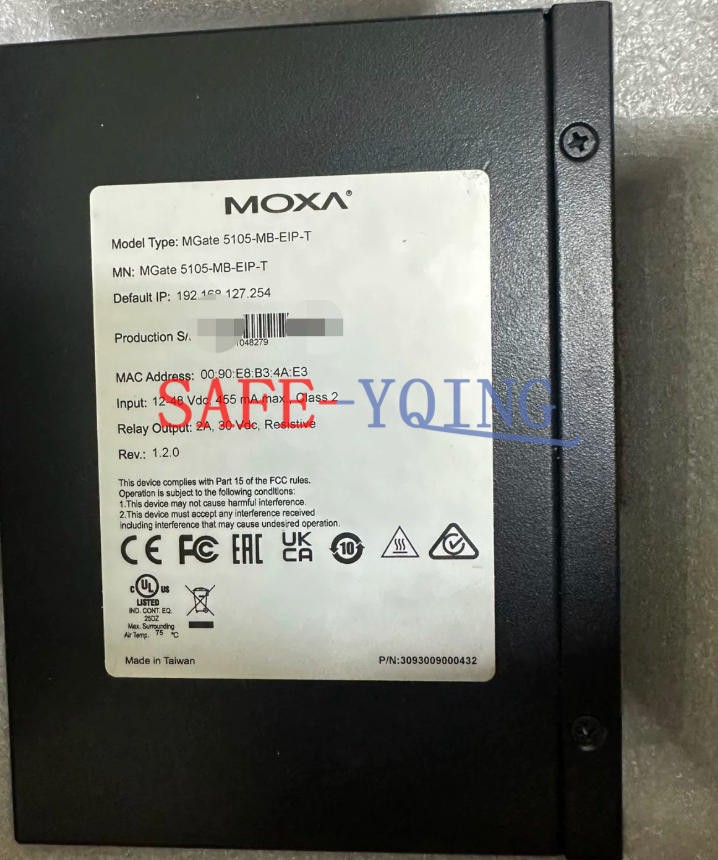 1PCS MOXA MGate 5105-MB-EIP-T Gateway port new