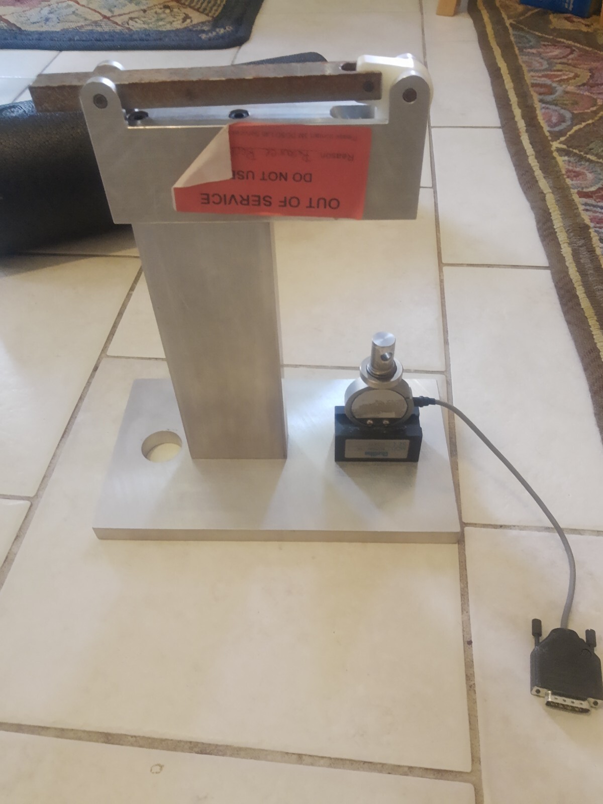 RARE Tension Tester Chatillon Force Gauge Digital w/ Heavy Duty Base XLC50N .5%