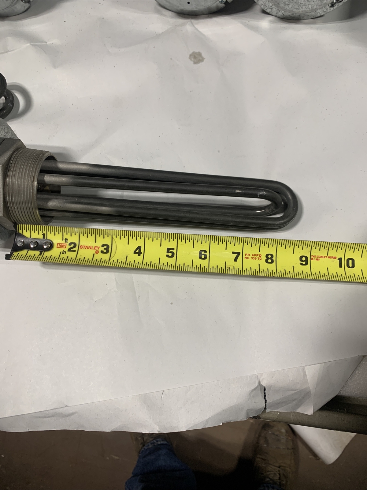 INDEECO 713LD0488 IMMERSION WATER HEATER 208 VAC 3 PH 2000 WATT 2”NPT *NEW*
