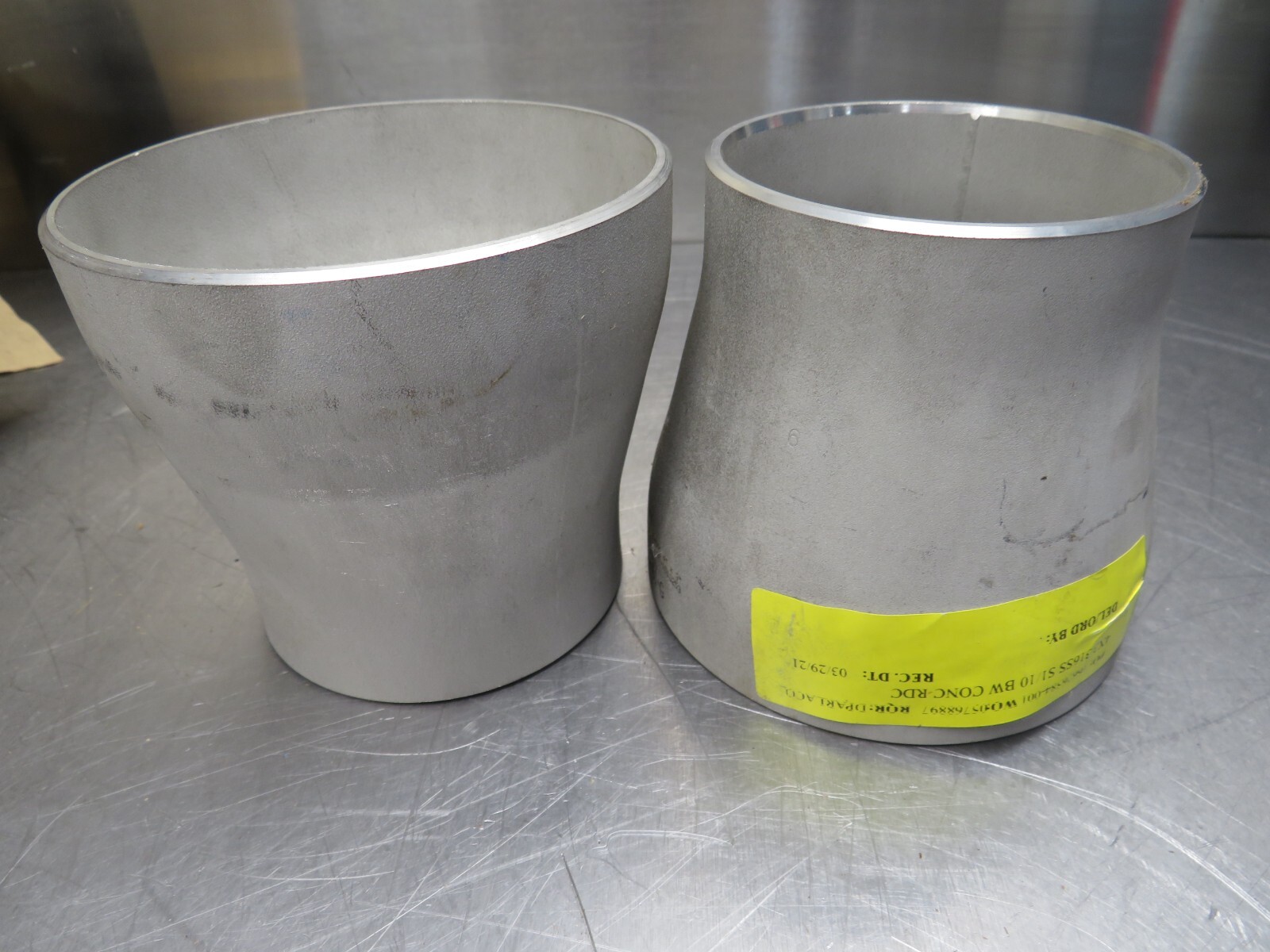 SA/A403 SCH10S 4″x3″ WP316/316LW HT-1010253 NSF-61-G Lot of 2!