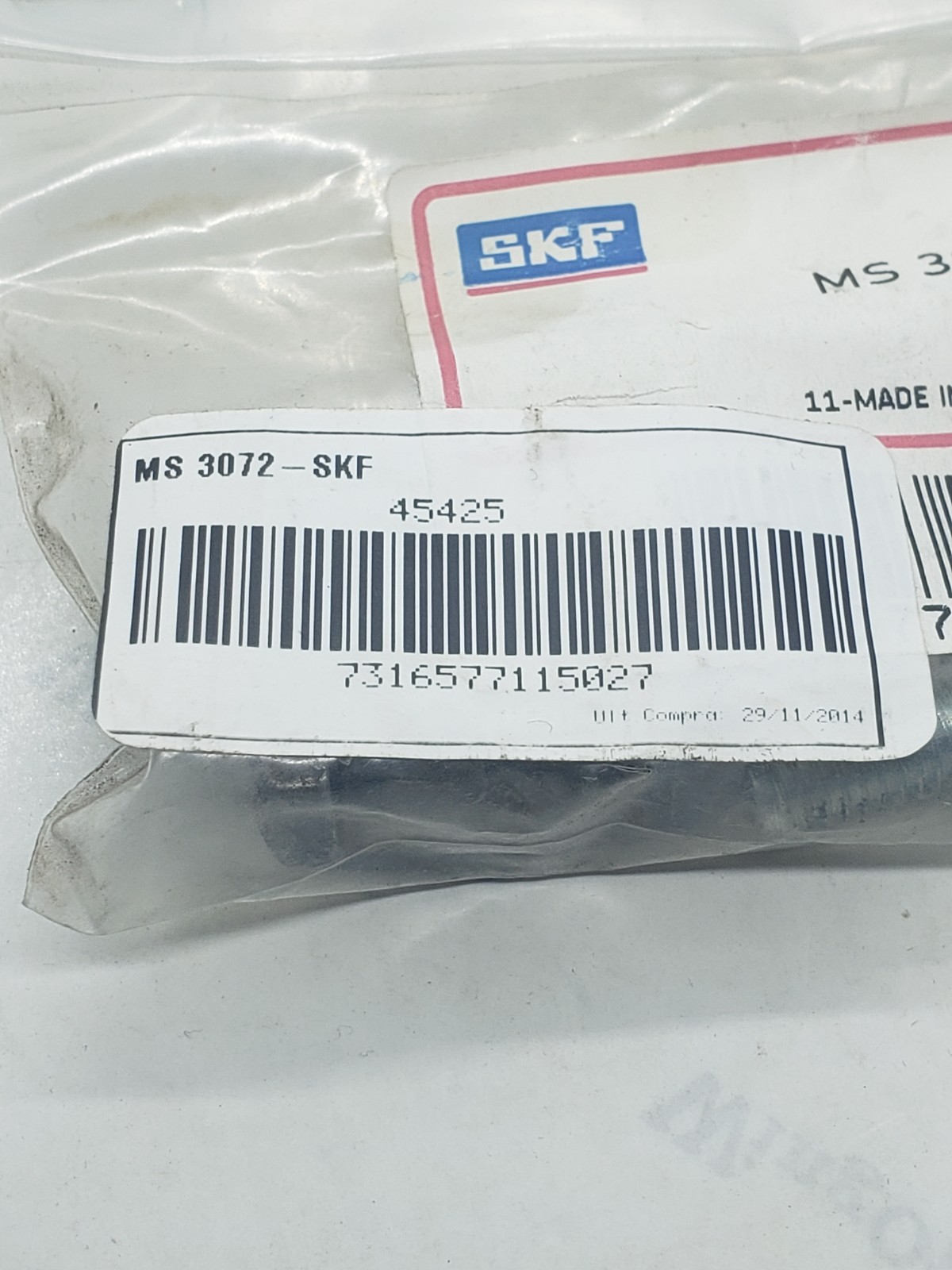 SKF MS 3072 LOCKING CLIP FOR METRIC LOCK NUTS, NNB