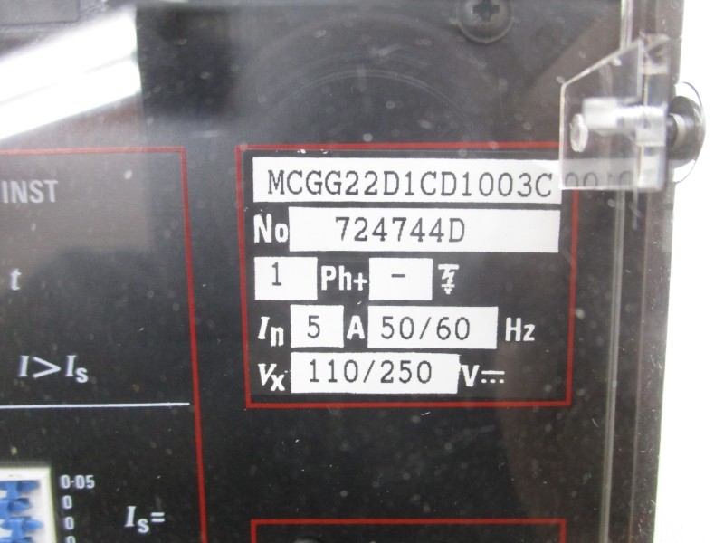 GEC ALSTHOM MCGG22D1CD1003C 110/250V 5A NSMP