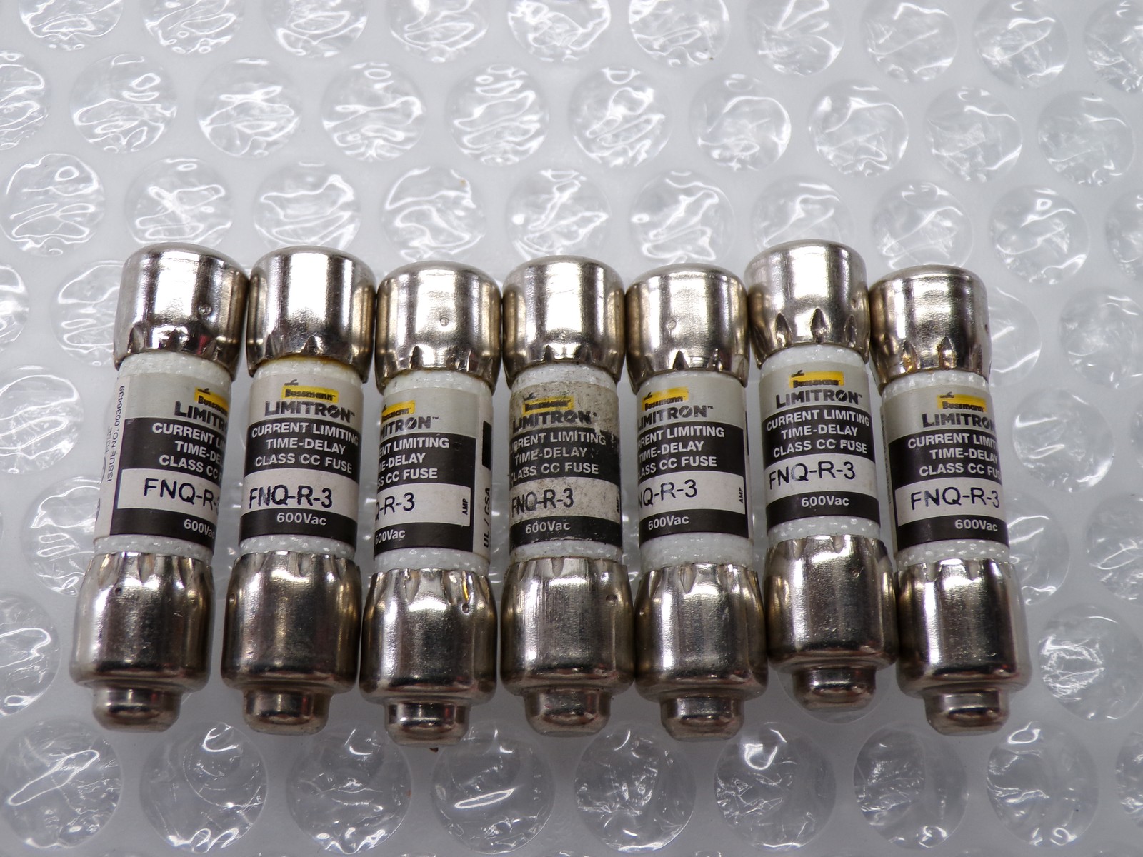 BUSSMANN FNQ-R-3 FUSE LOT OF 7 NSNP
