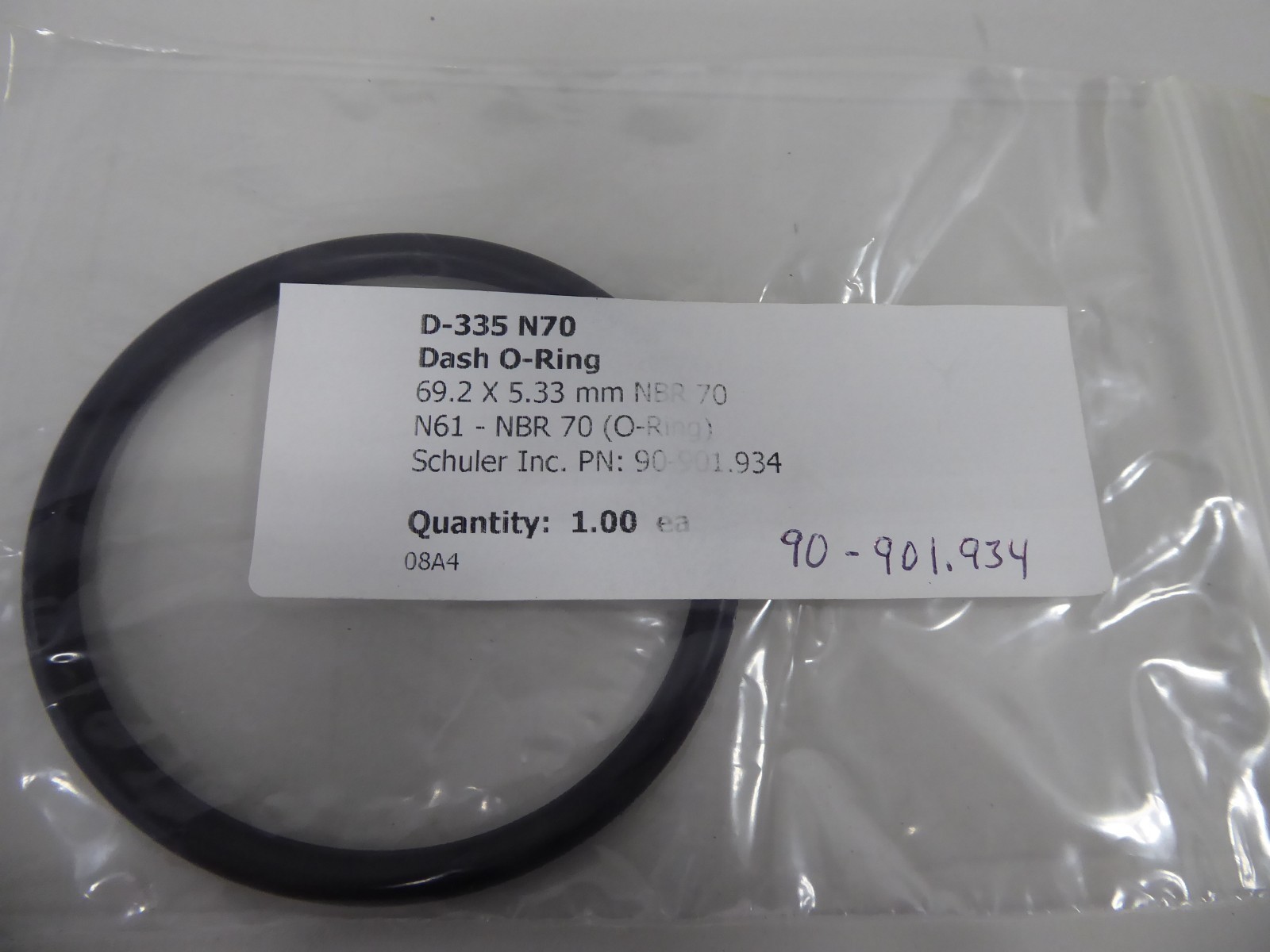 Schuler 90-901.934 O-Ring 69.2 x 5.33mm D-335N70