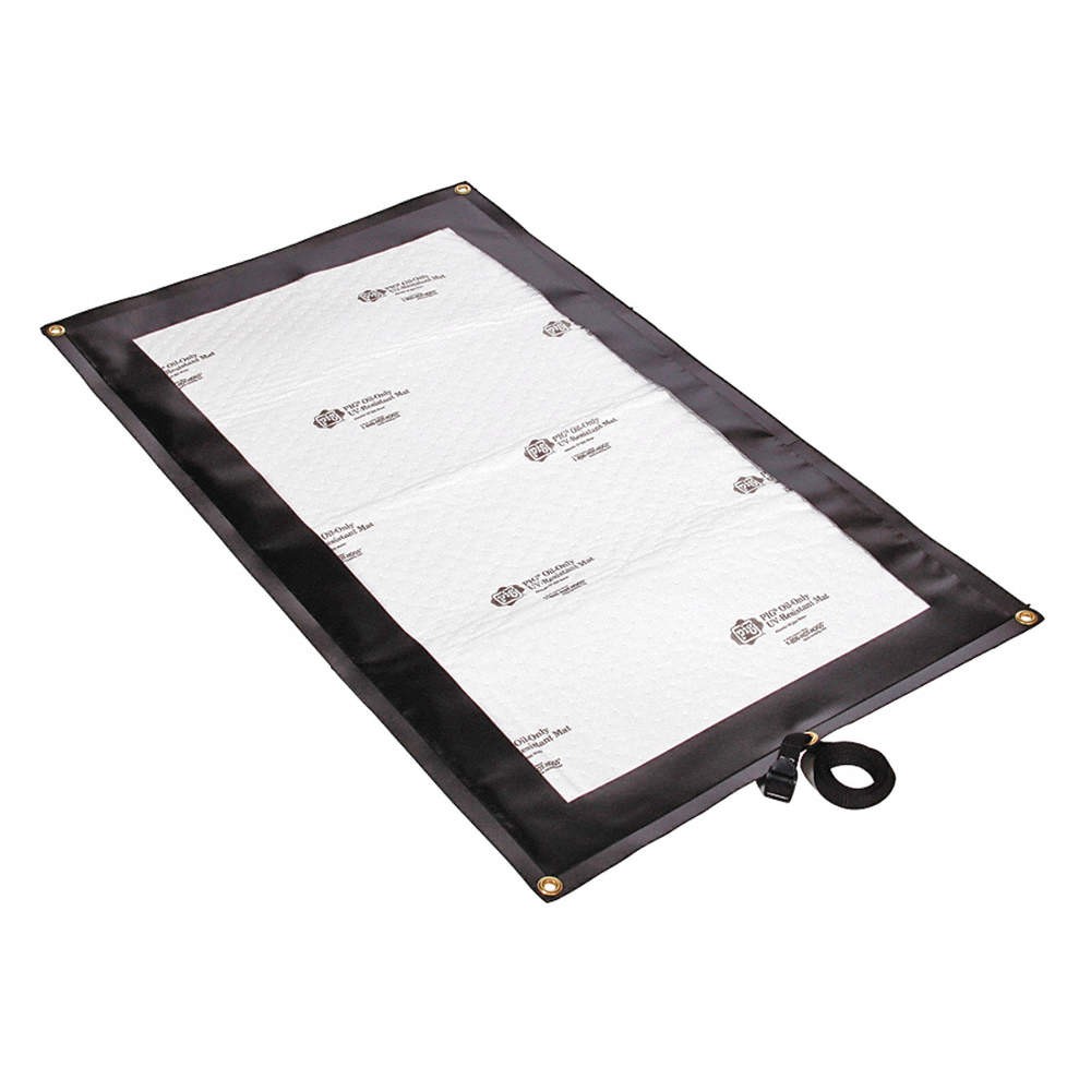 PIG PAK226 Drip Pan Kit,52 in. Lx30 in. W,Blk/Whte 45GP12