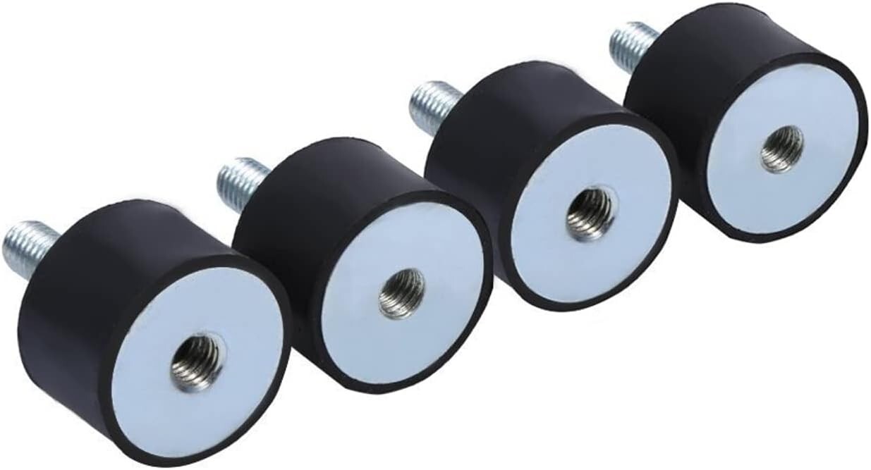Durable M6 Rubber and Metal Mounts – Shock Absorbers for Vehicles & Machinery