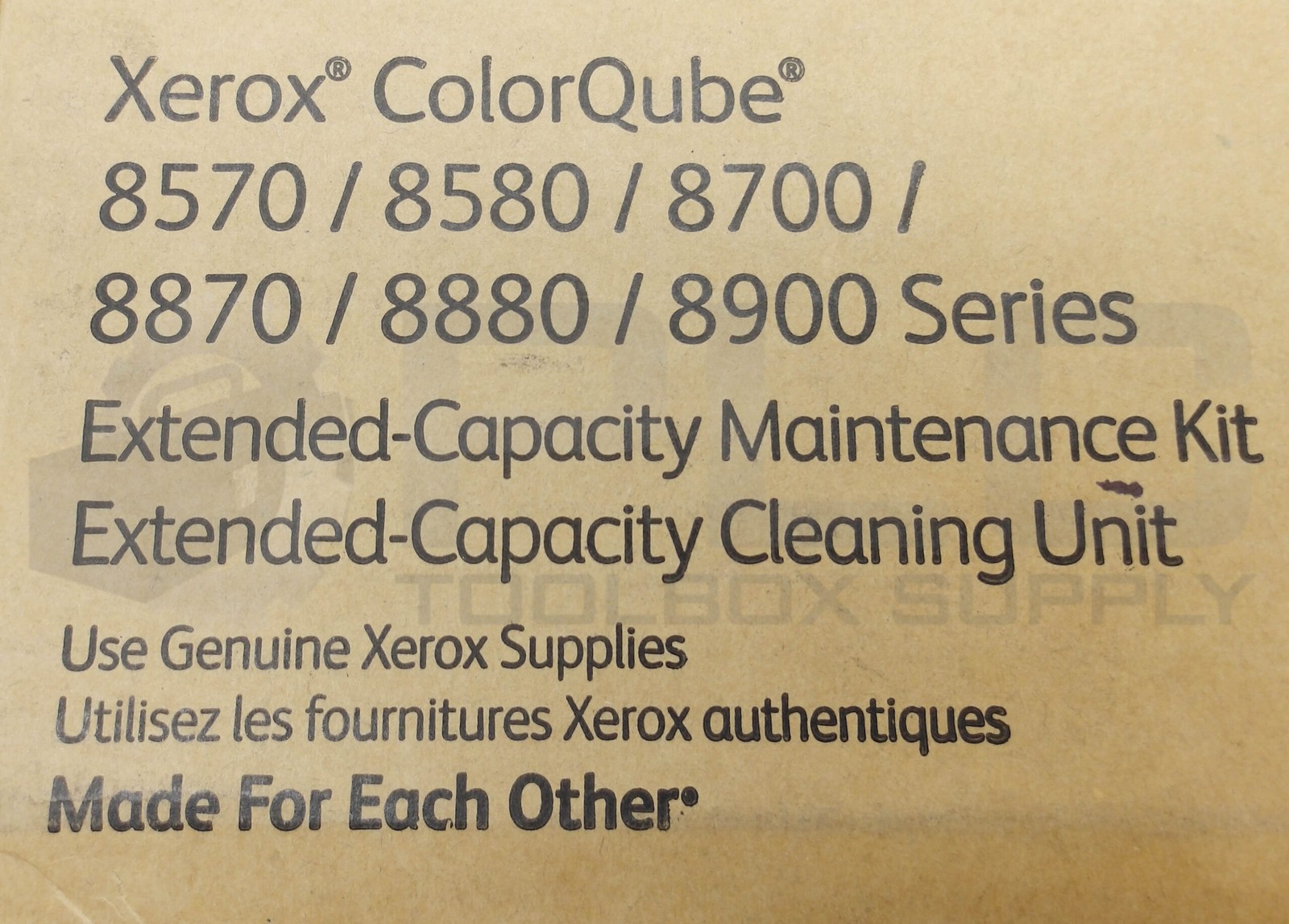 NEW XEROX 109R00783 COLORQUBE MAINTENANCE KIT 8570/8580/8700/8870/8880/8900