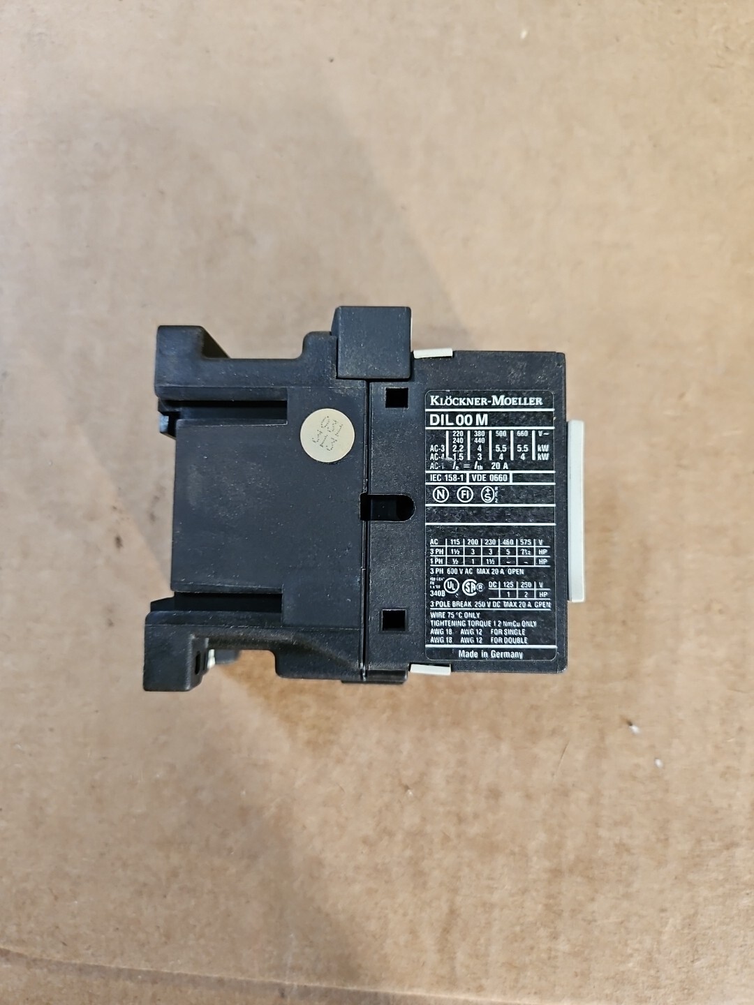 Moeller DIL 00M Contactor Relay