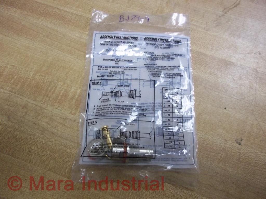 Trompeter Electronics BJ79-9 BulkHead Jack/TRB