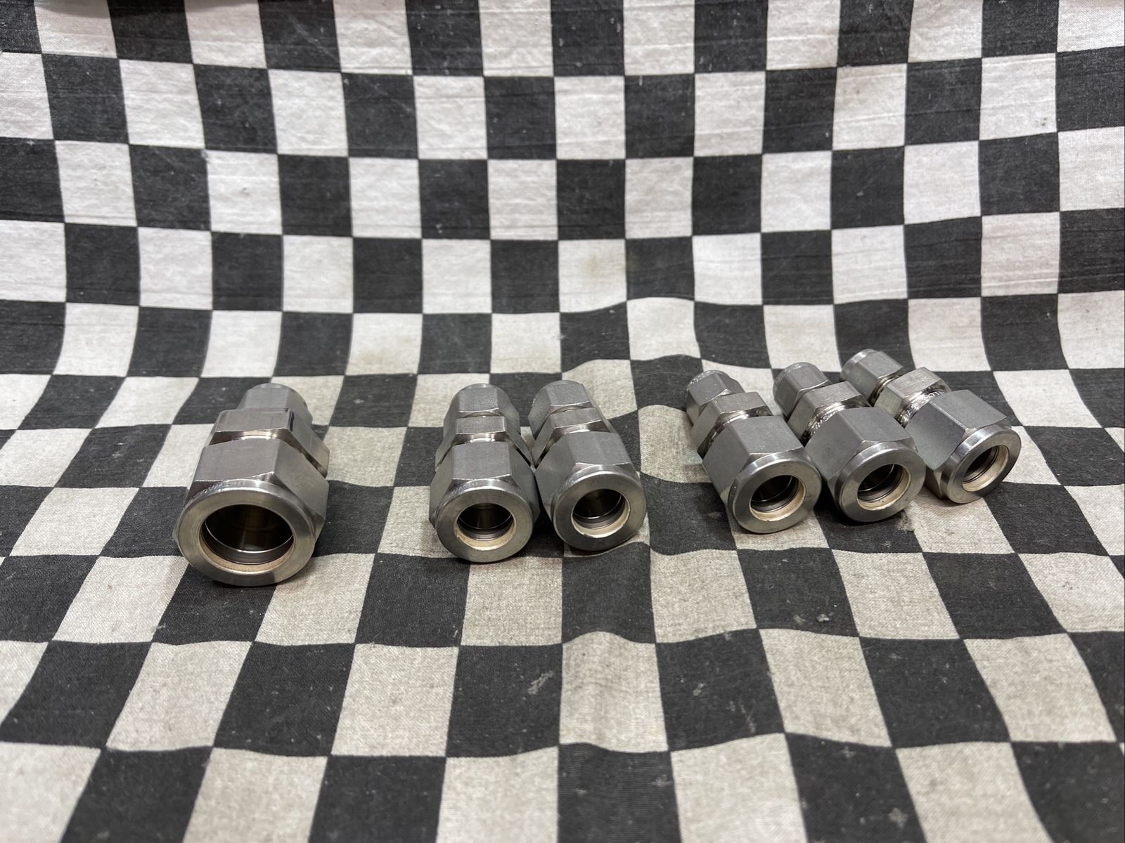 SWAGELOK REDUCER UNION, SS-810-6-4, SS-810-6-6, SS-1210-6-6, LOT OF 6#1606V30