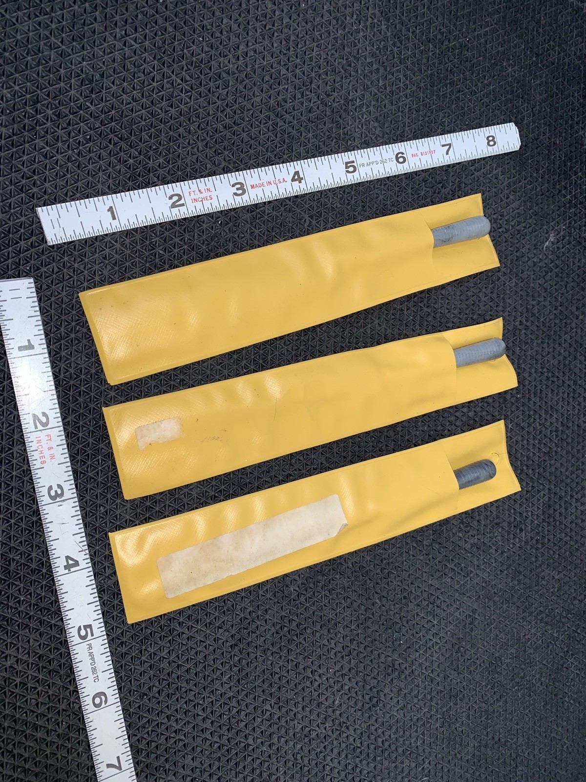 Grobet 30.461 LOT (3pc) new Barrette cut #2 Files with Plastic Handles