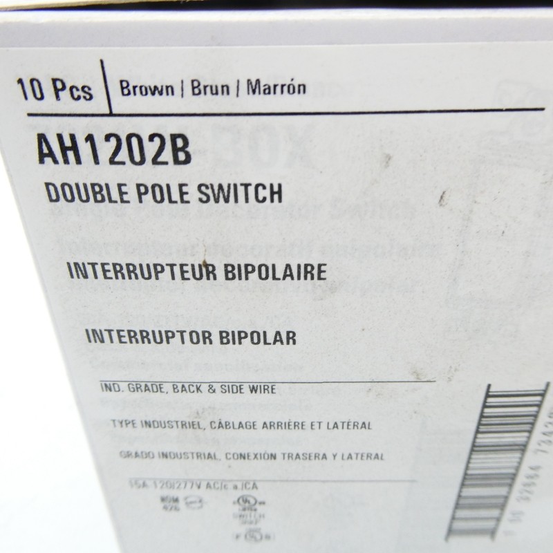 EATON AH1202B 120/277VAC 15A (PKG OF 9) NSMP