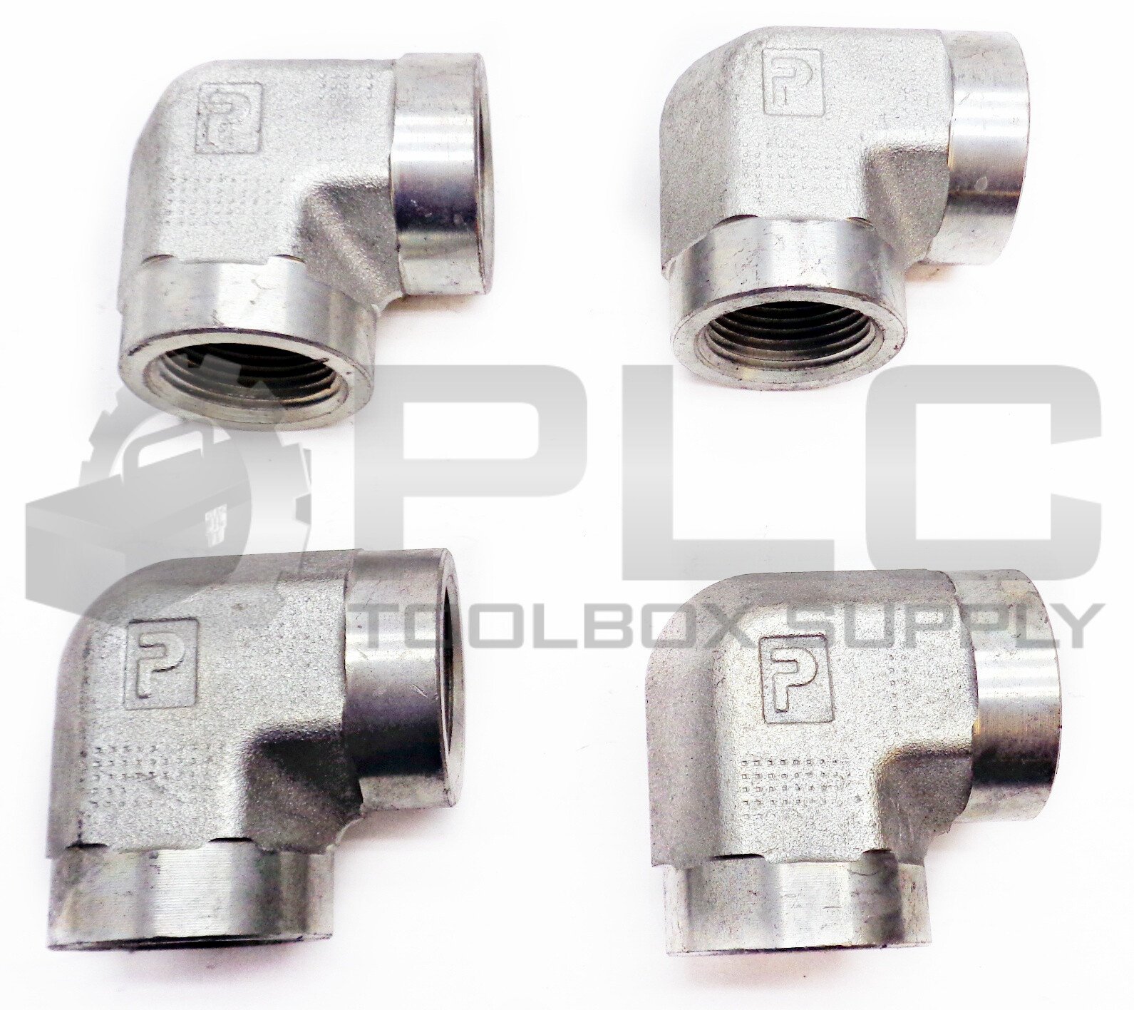 NEW LOT OF 4 PARKER M0714 1 1/4″ ID ELBOW FITTING