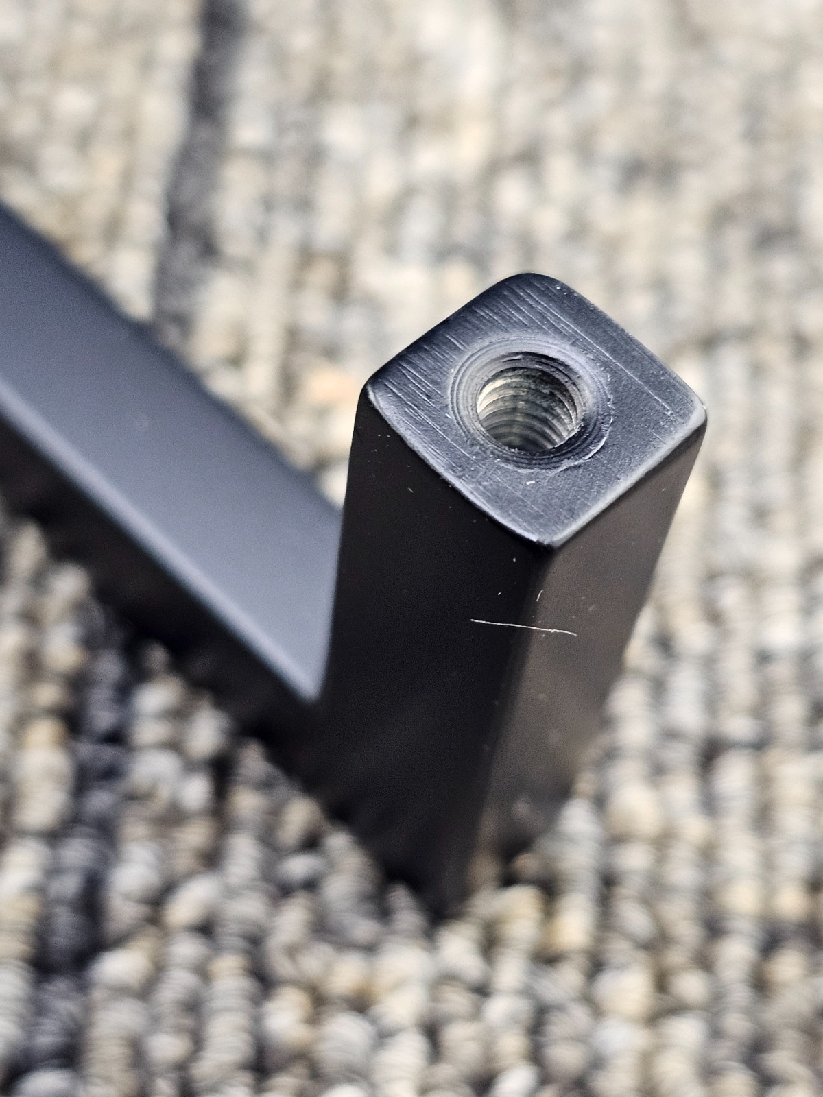 (QTY 11) Richelieu BP873128900: Contemporary Metal Pull 128mm Matte Black