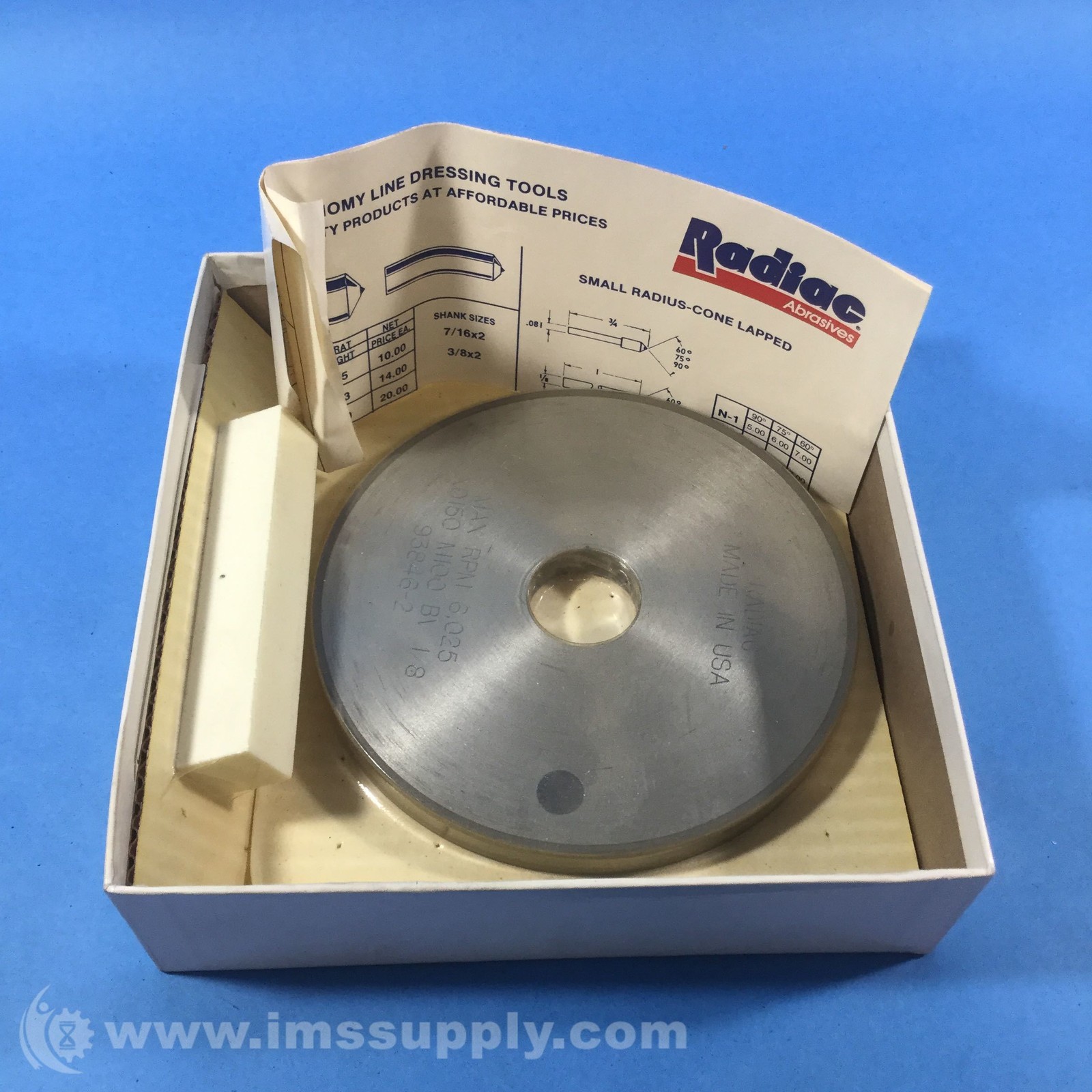 Radiac 93846-2 Dressing Tool FNOB