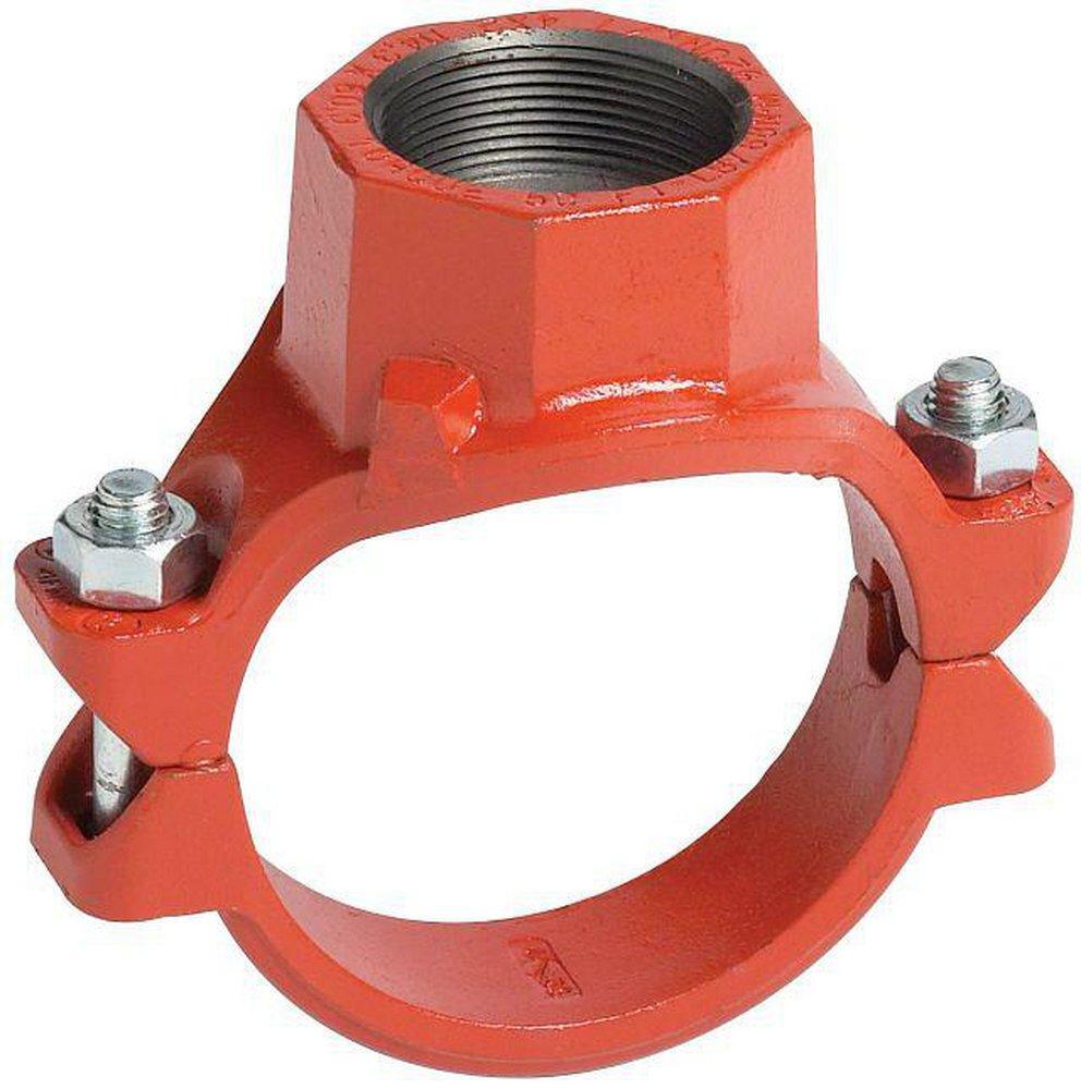 Victaulic FireLock Style 920 4″ X 4″ X 2-1/2″ Grooved Ductile Iron Tee