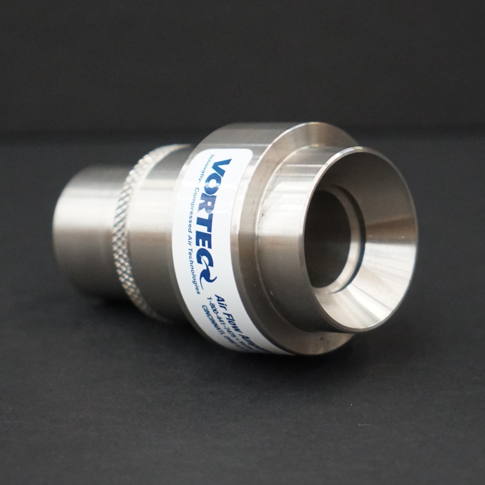 VORTEC 902XSS Stainless Steel Air Flow Amplifier 0.79″ (20mm) 1/4″ NPT