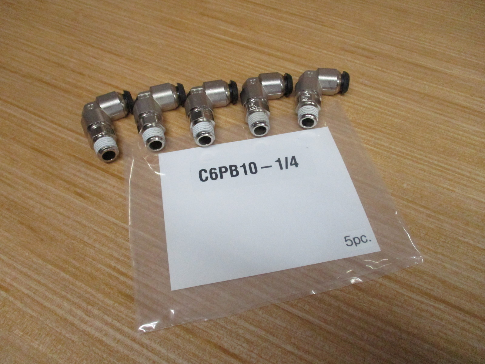 Parker C6PB10-1/4 Prestolok Adjustable Male Elbow (Pack of 5)
