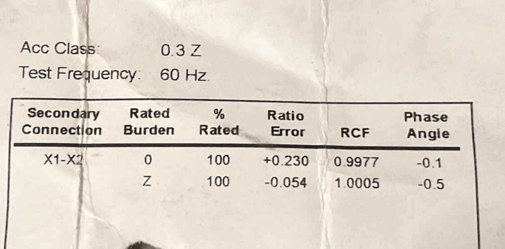GE Vernova / Instrument Transformer PTG5-1-110-842F / 70:1 BIL 110 kV 60 HZ 0.3Z
