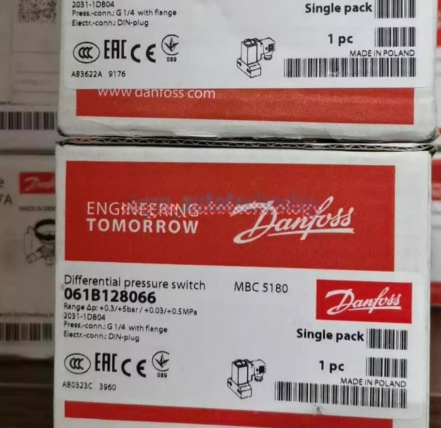 1x New Danfoss MBC5180 061B128066 Pressure Controller