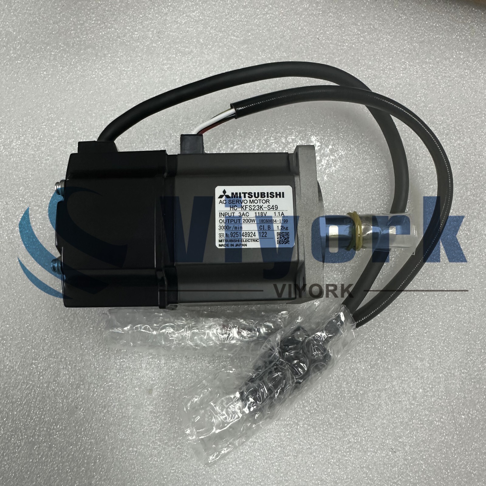 Mitsubishi HC-KFS23K-S49 AC SERVO MOTOR NEW