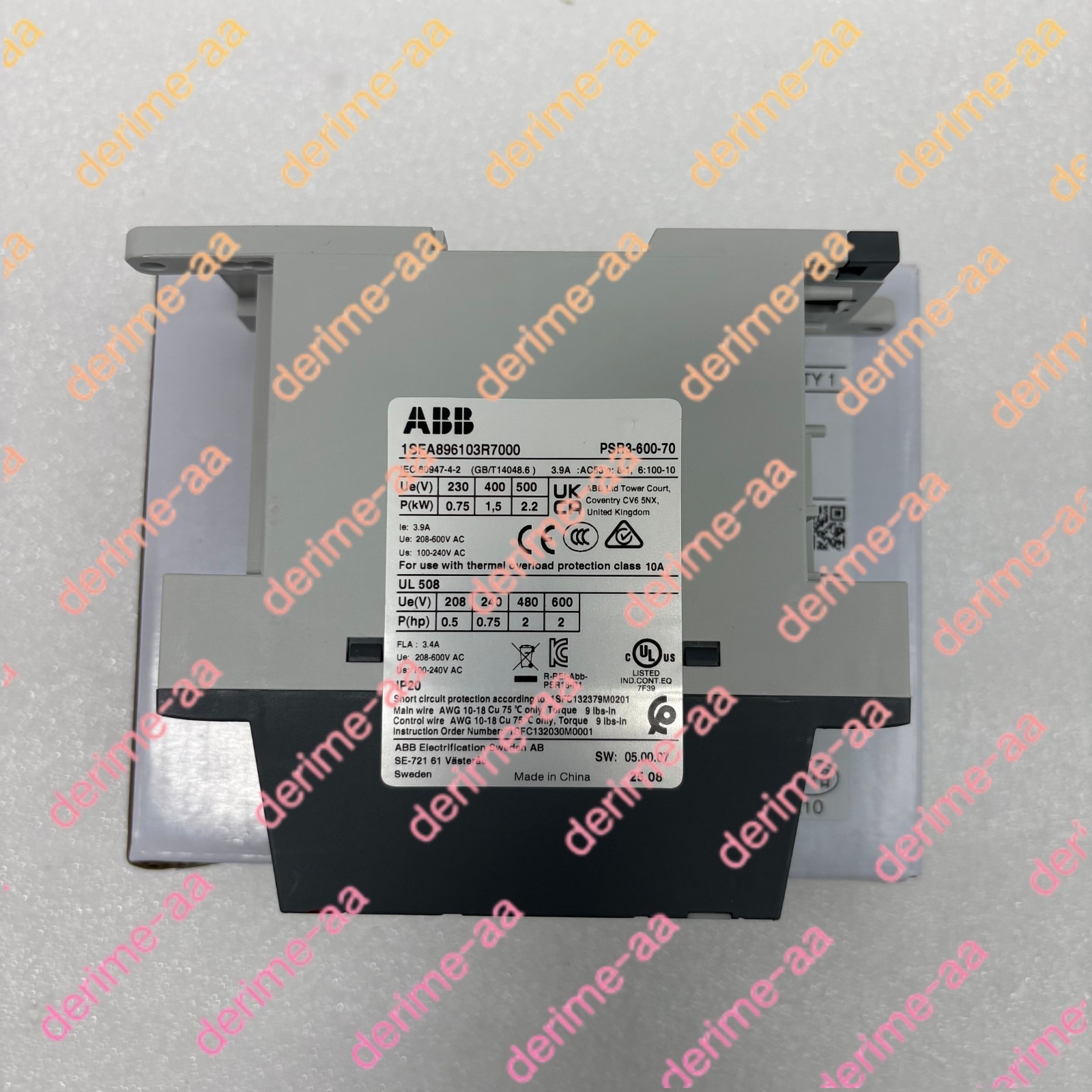 ABB PSR3-600-70 soft starter#1pcs new in box
