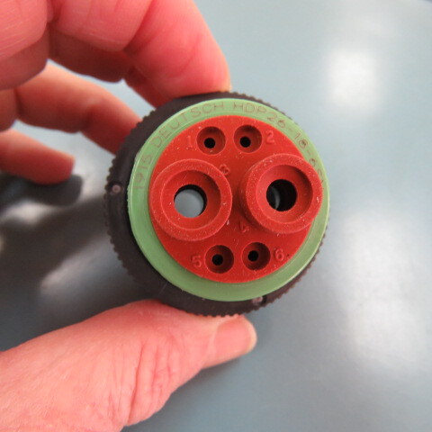 DEUTSCH HDP26-18-6SN Qty of 1 per Lot 6 Position Circular Connector Plug Hous