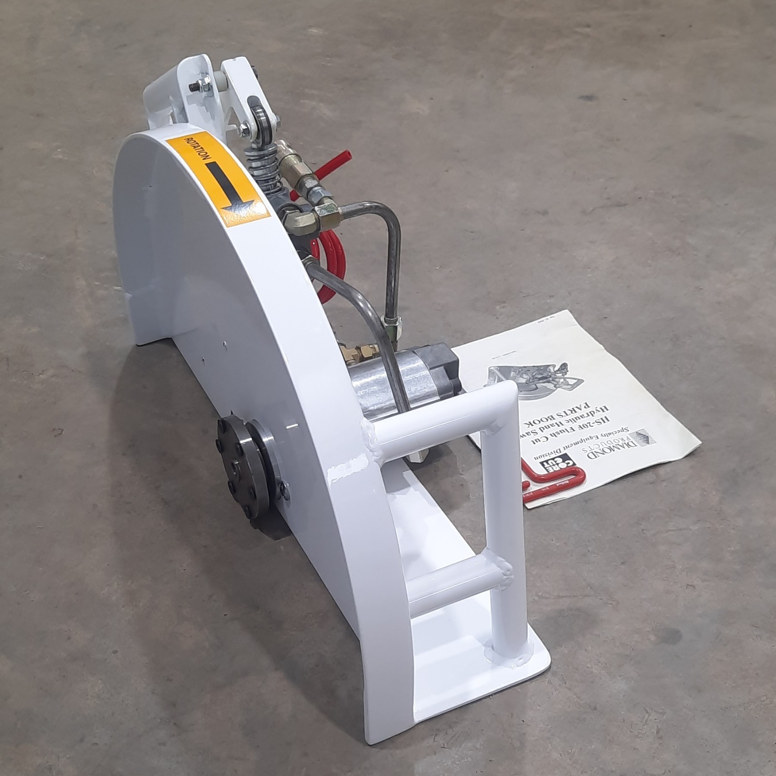 Diamond Products HS Series Flush Cut Hydraulic Hand Saw 15 GPM Concrete Wall Saw