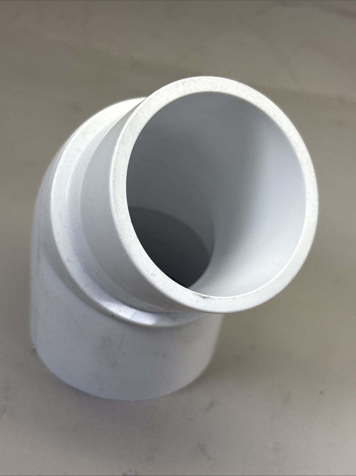 LOT OF 4 LASCO 2″ SCH40 PVC STREET 45 DEGREE ELBOW SPIG X SOC
