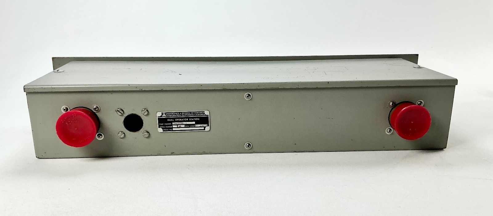 Vintage Nortronics Dual Operator Station Headset Intercom 24620066-1 Northrop